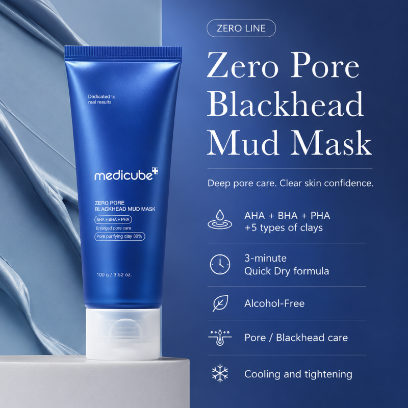 Medicube Zero Pore Blackhead Mud Mask
