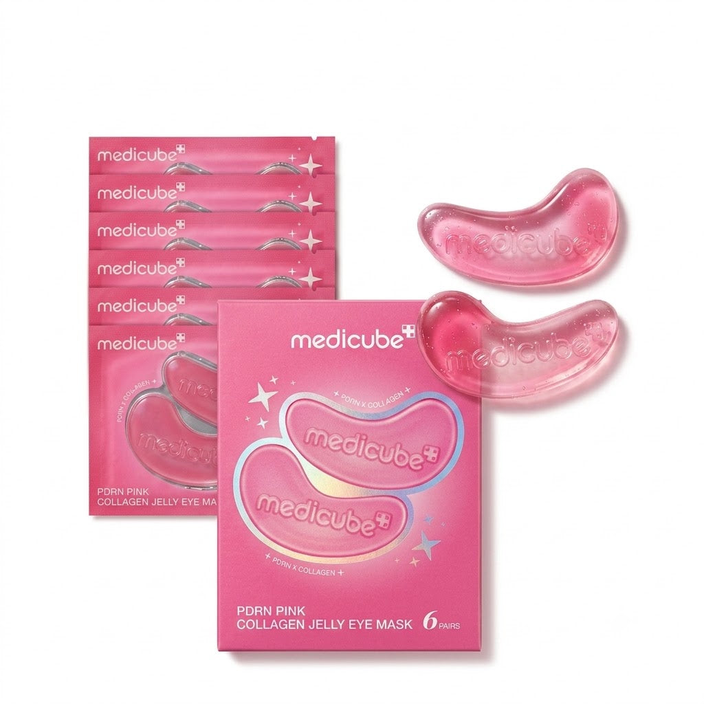PDRN Pink Collagen Hydrogel Eye Masks – Firming & Brightening