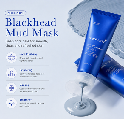 Medicube Zero Pore Blackhead Mud Mask