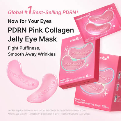 PDRN Pink Collagen Hydrogel Eye Masks – Firming & Brightening