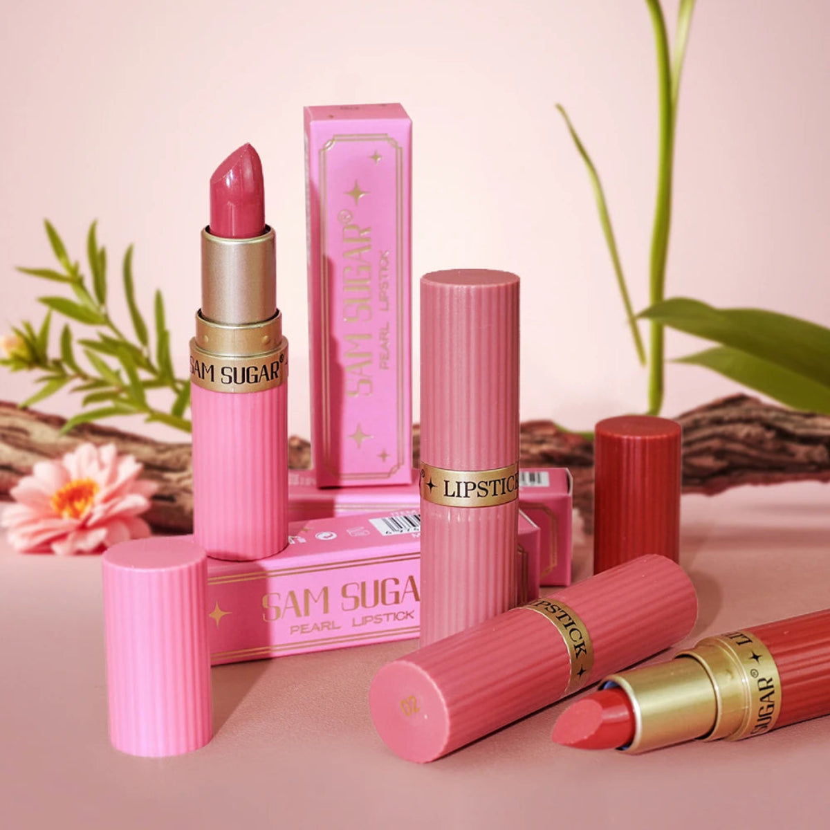 Velvet Glitter Lipstick – Long Lasting Waterproof Matte Lip Color