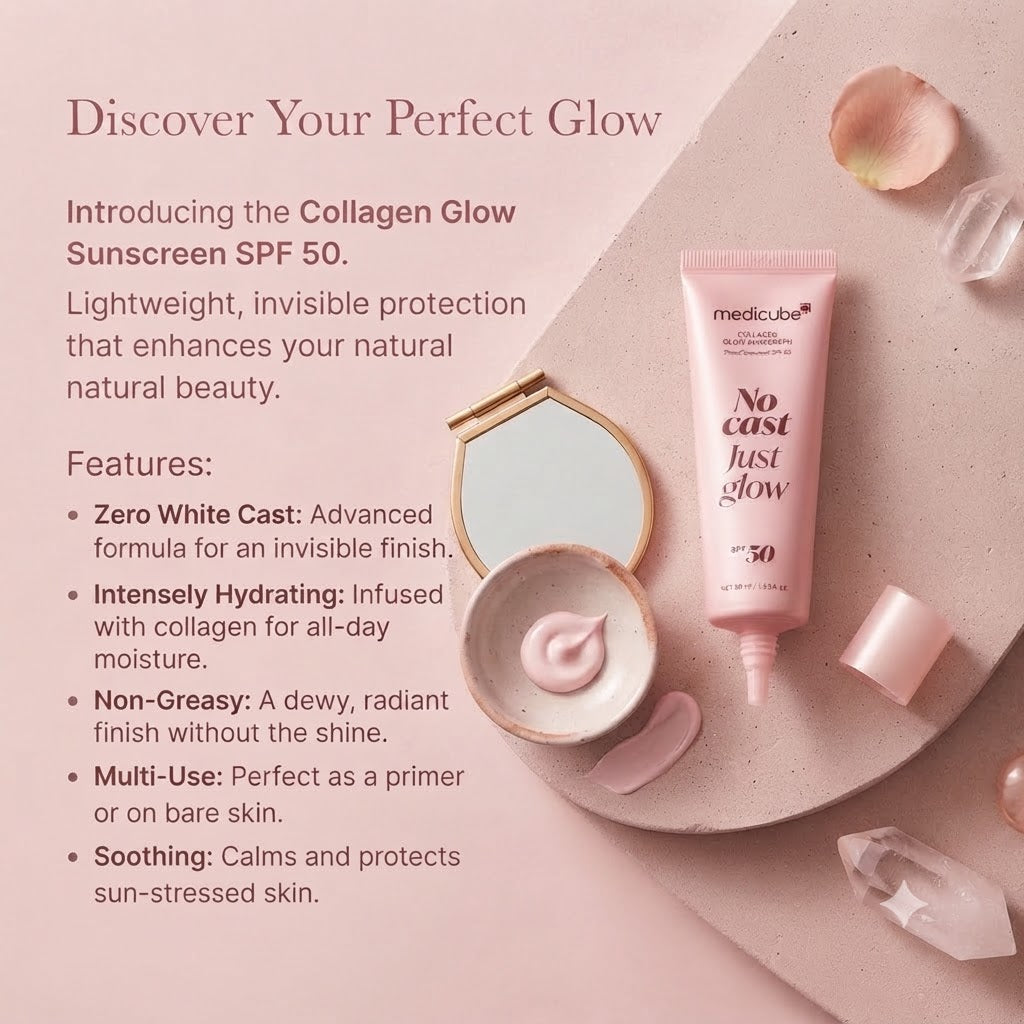 Medicube No Cast Glow Sunscreen SPF 50+