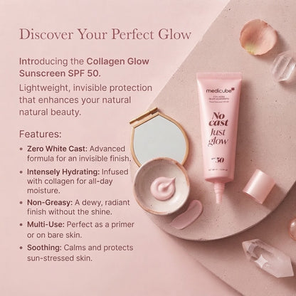 Medicube No Cast Glow Sunscreen SPF 50+