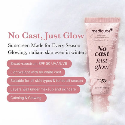 Medicube No Cast Glow Sunscreen SPF 50+