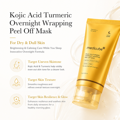 Medicube Kojic Acid Turmeric Night Wrapping Mask
